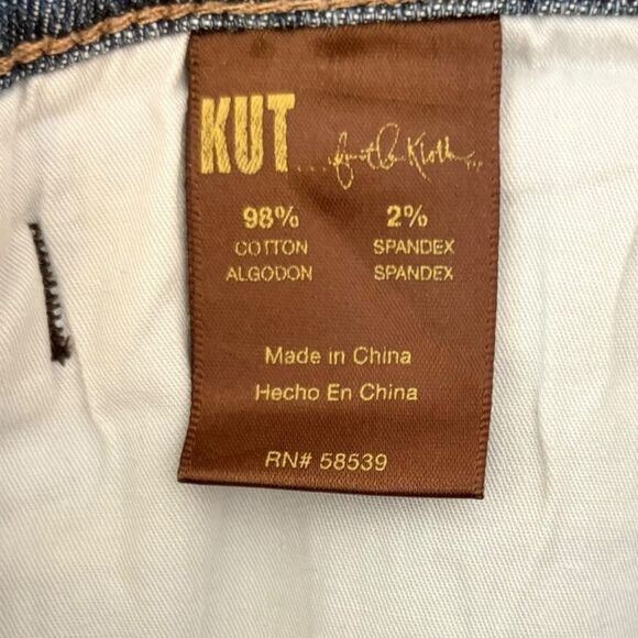 Kut From The Kloth Jeans Boot Cut Dark Wash Blue Denim Womens Size 14 KP011EQMCK - Picture 9 of 14